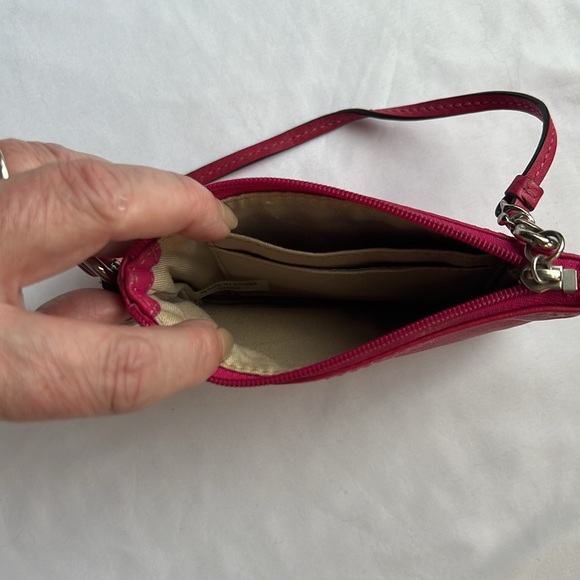 Coach Pink Wristlet - Picture 6 of 6